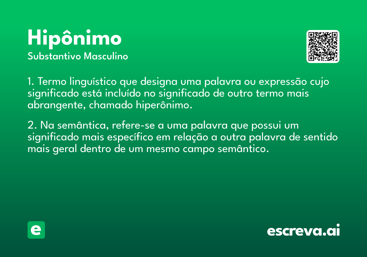 hipônimo