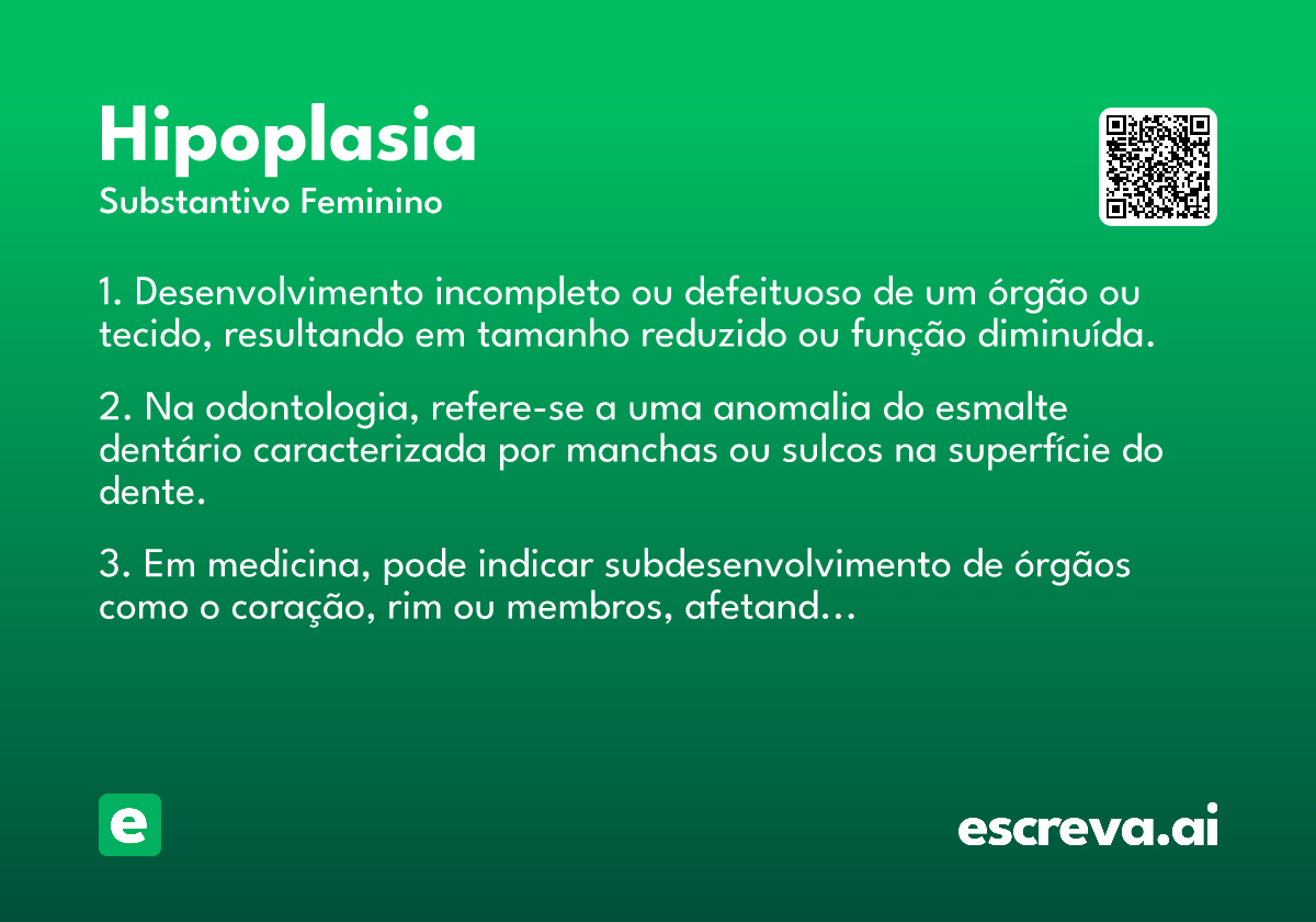 hipoplasia