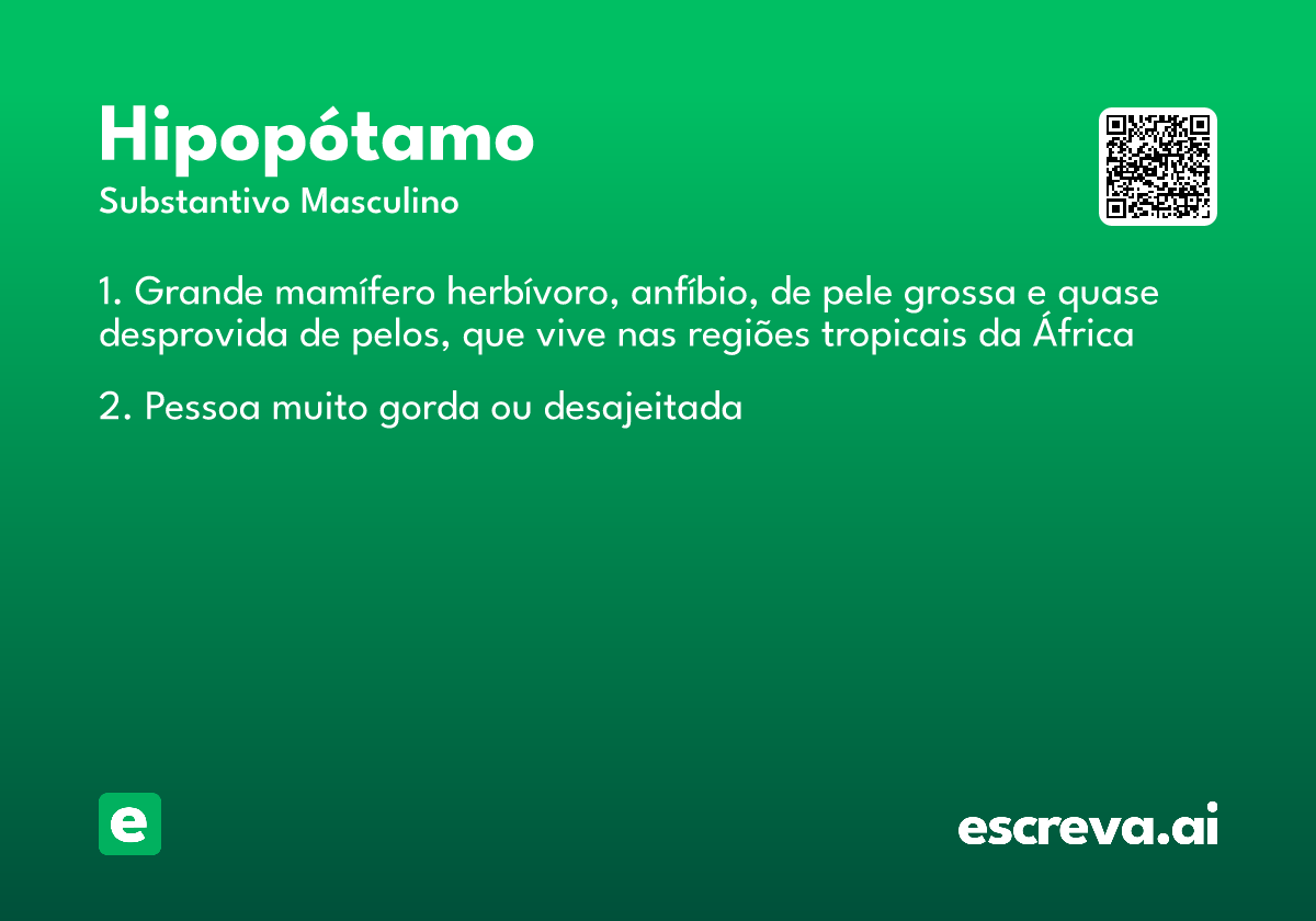 hipopótamo