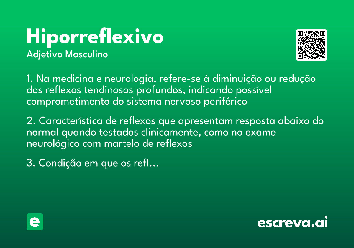 hiporreflexivo
