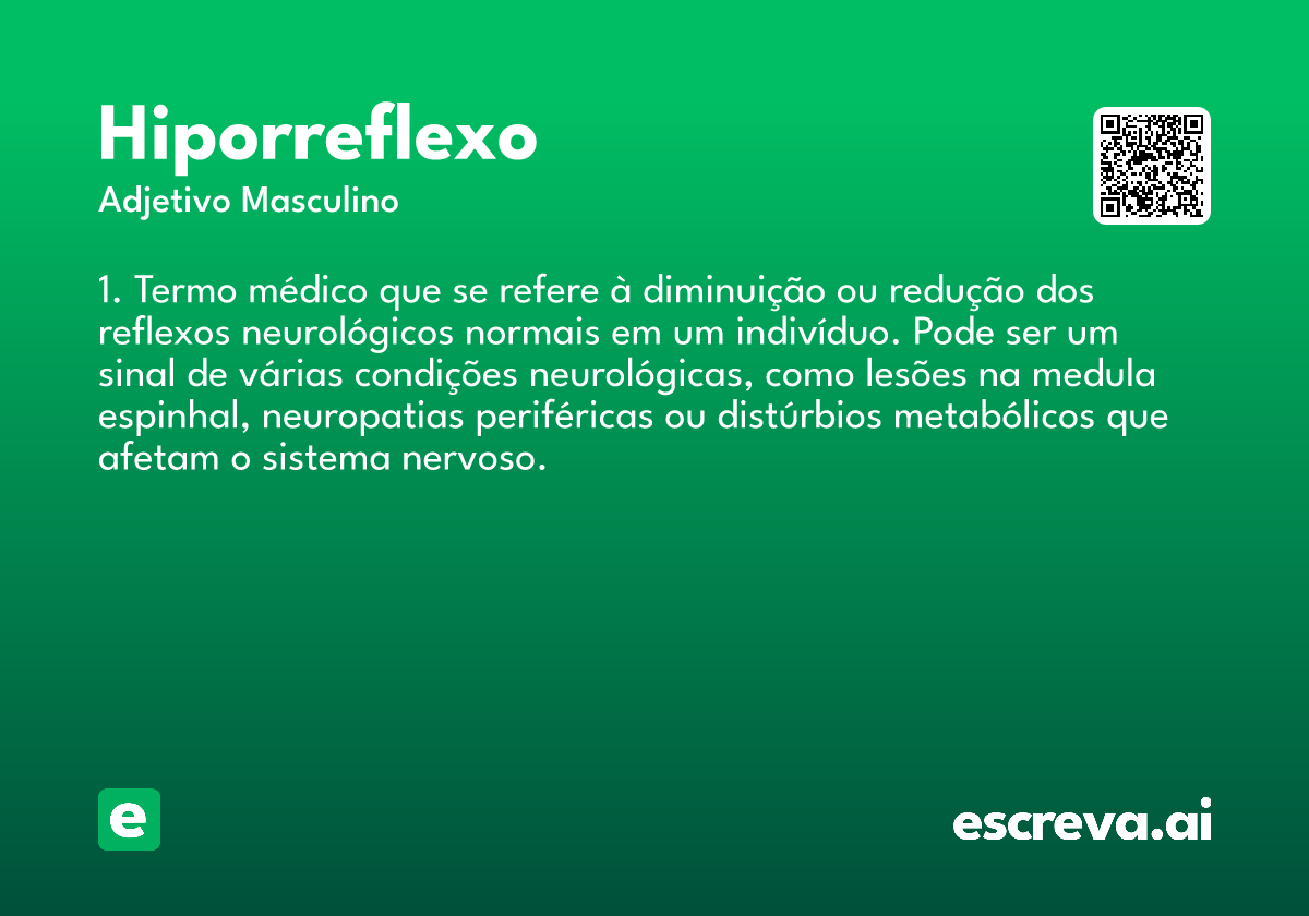 hiporreflexo