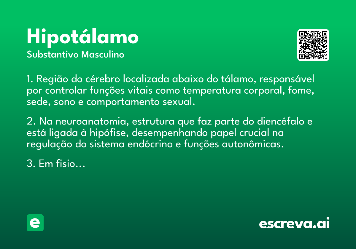 hipotálamo