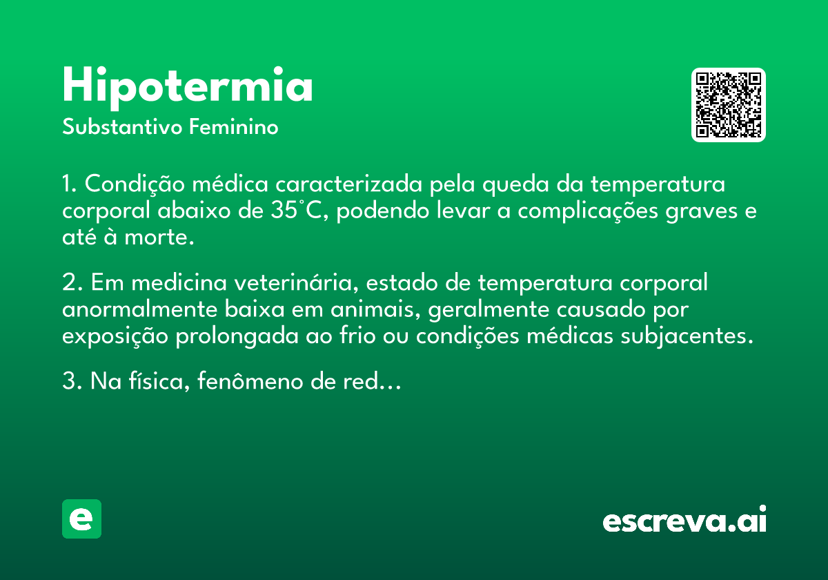 hipotermia