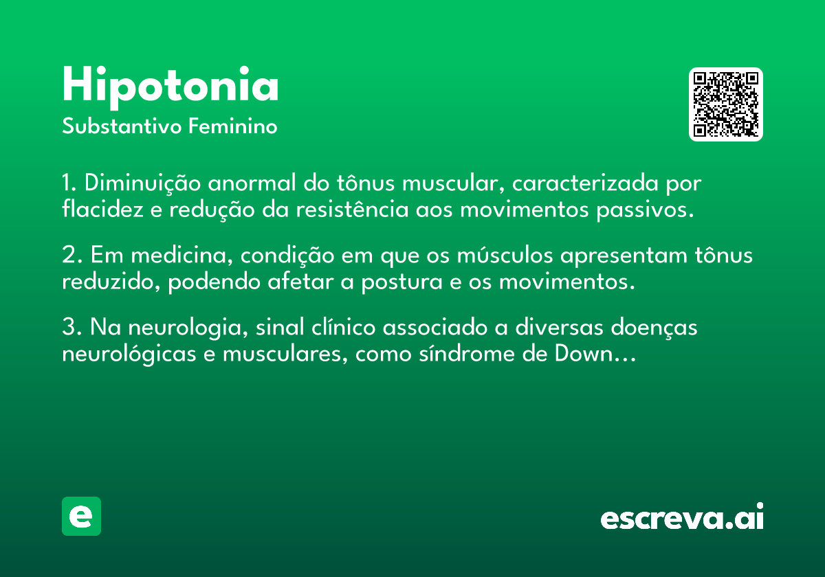 hipotonia