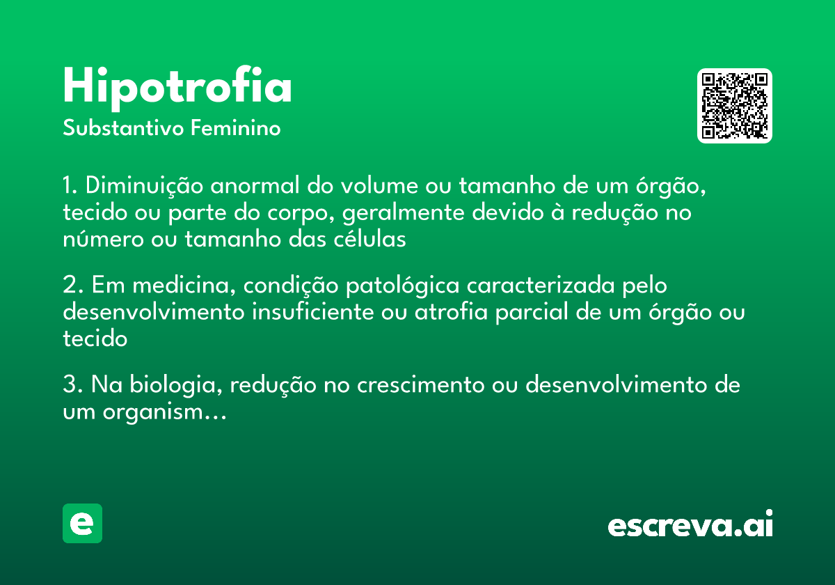 hipotrofia