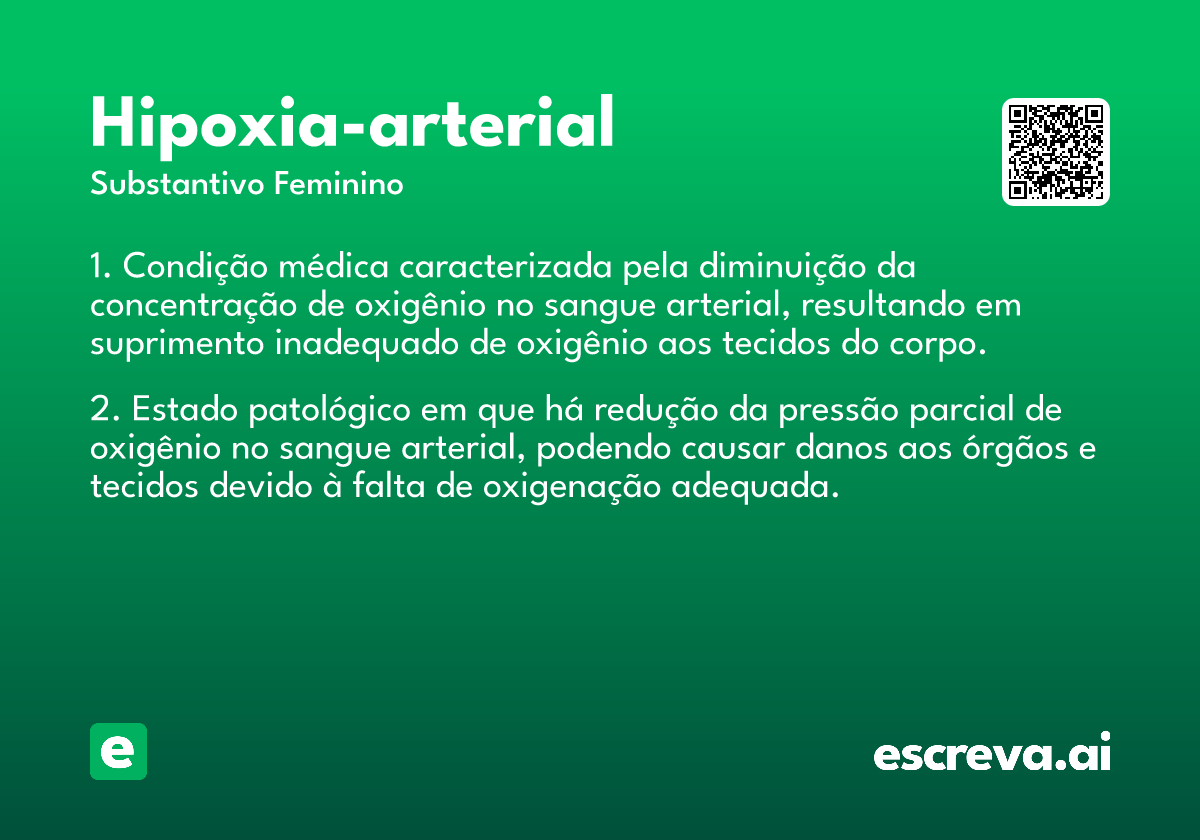 hipoxia-arterial