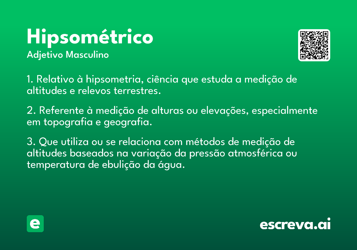 hipsométrico