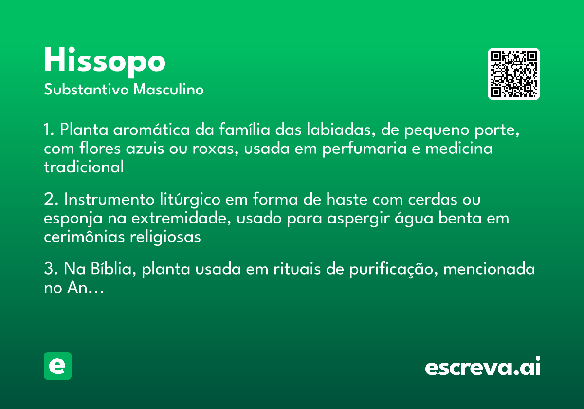 hissopo