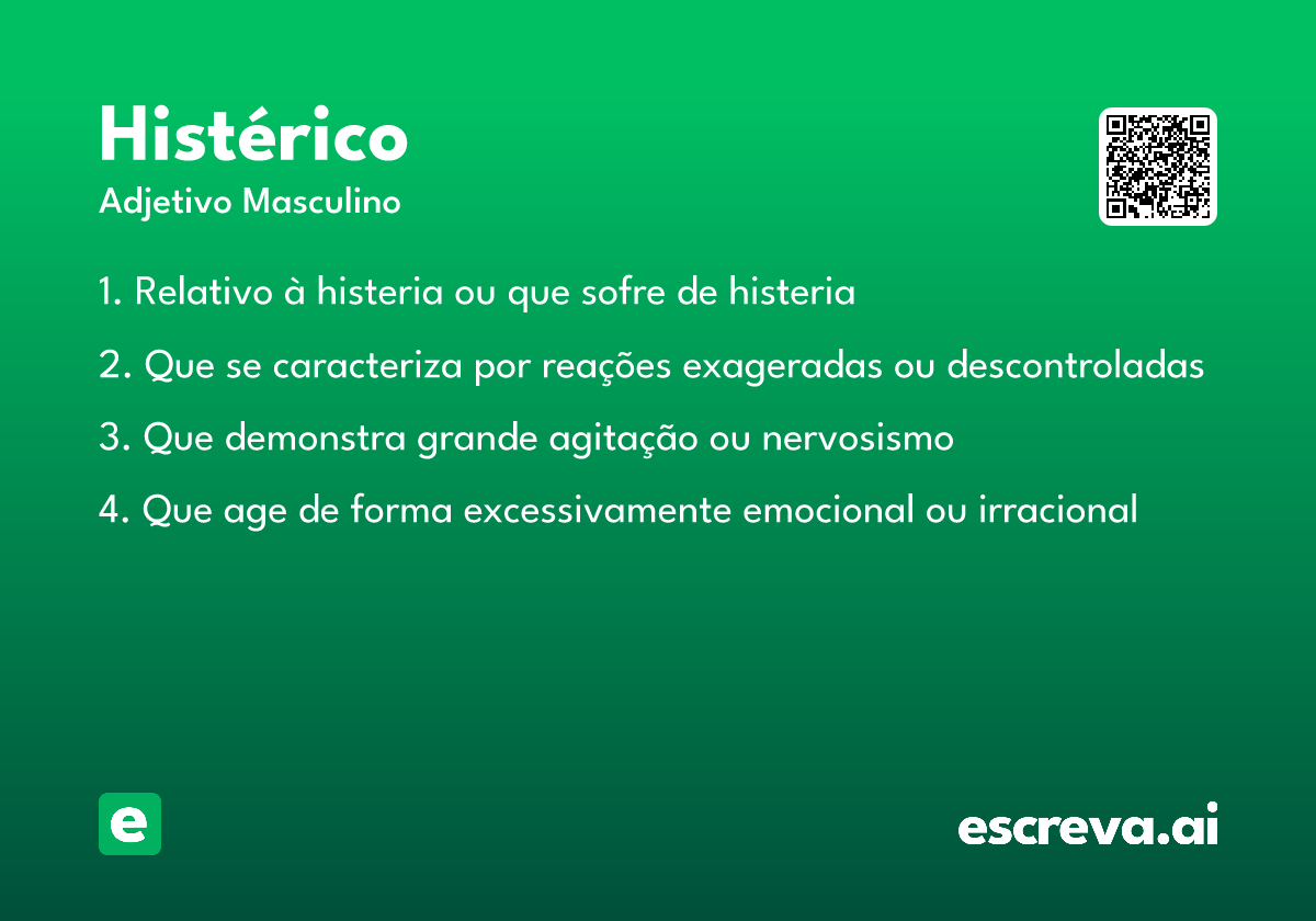 histérico
