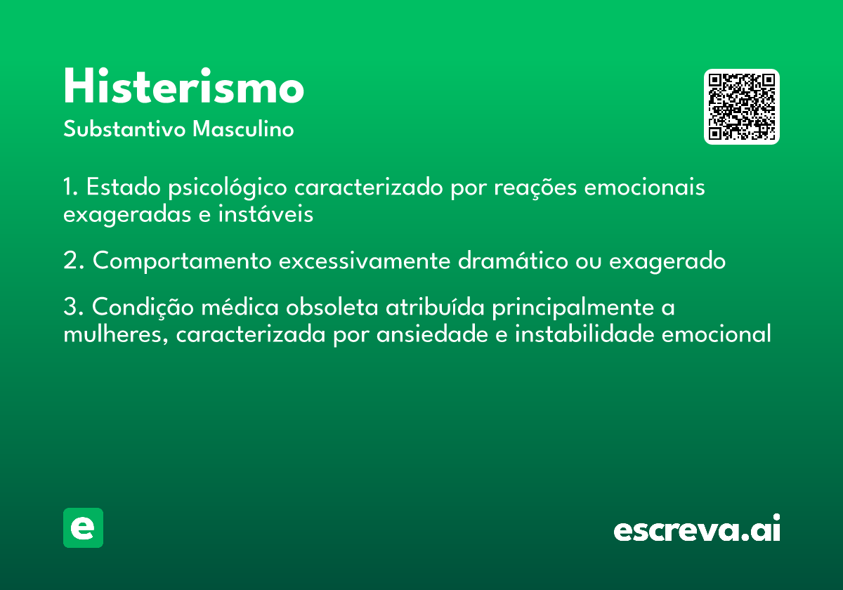 histerismo