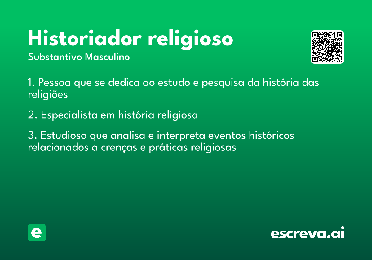 historiador religioso