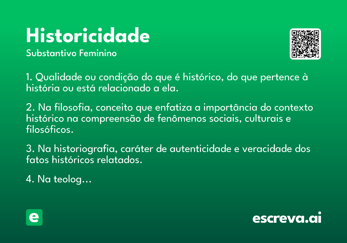 historicidade
