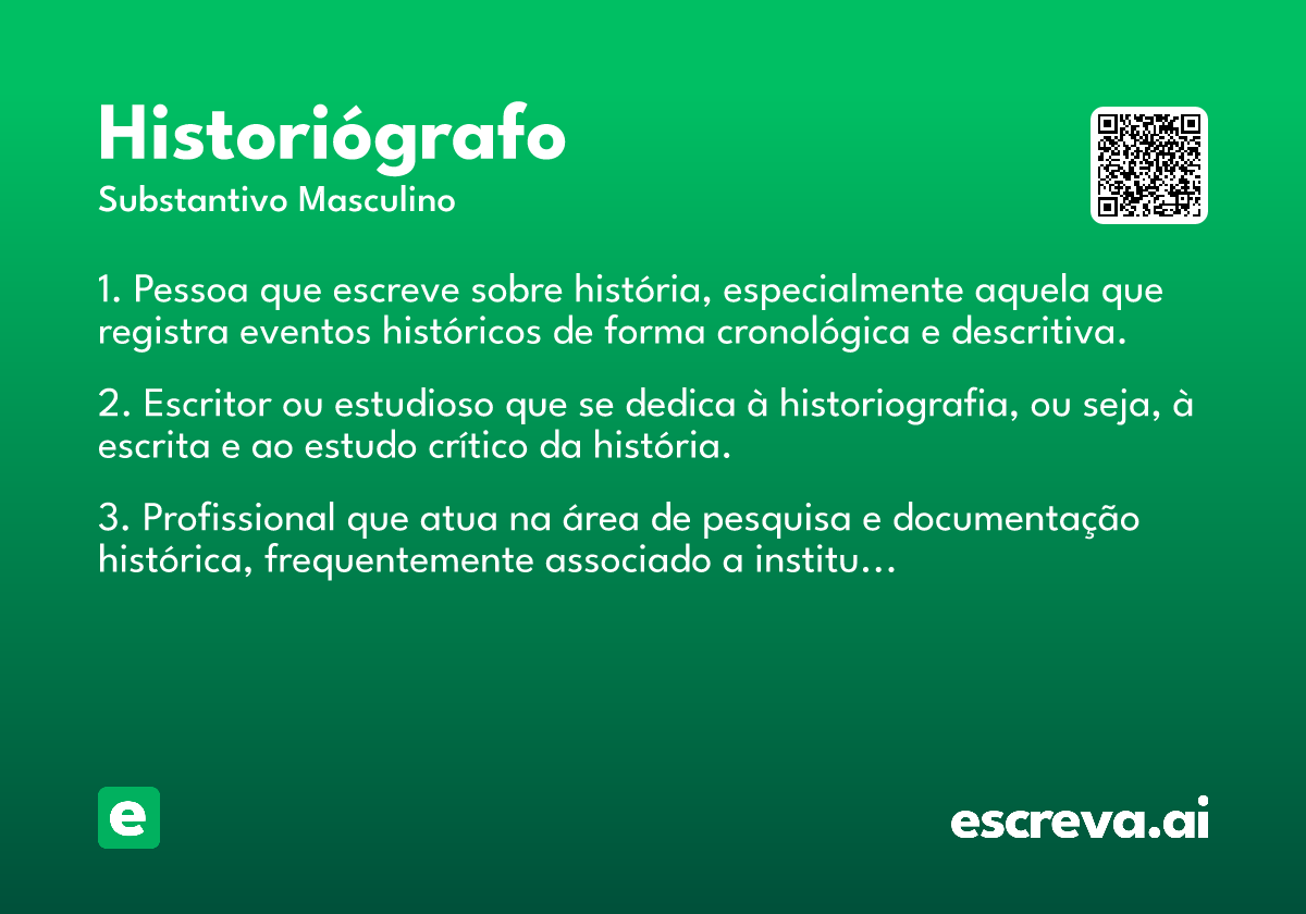 historiógrafo