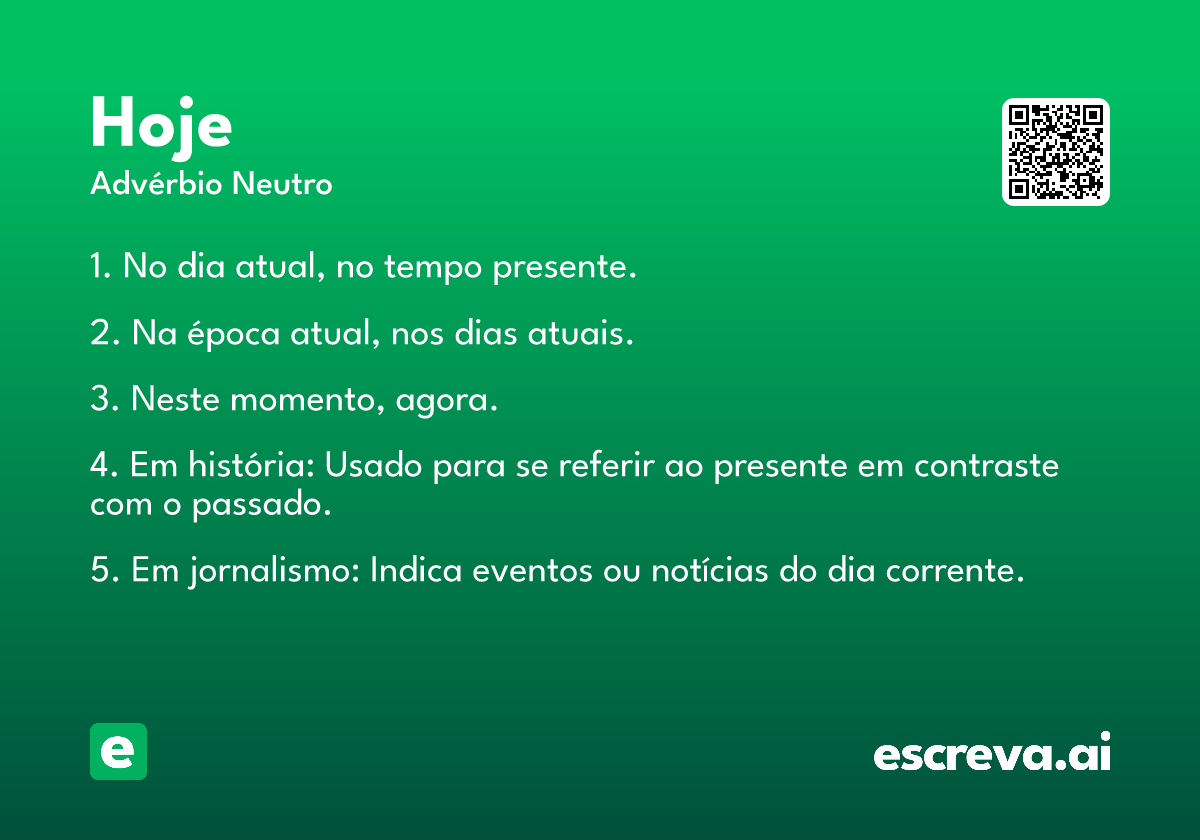hoje