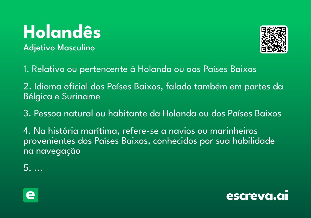 holandês