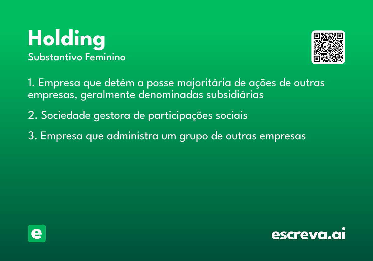 holding