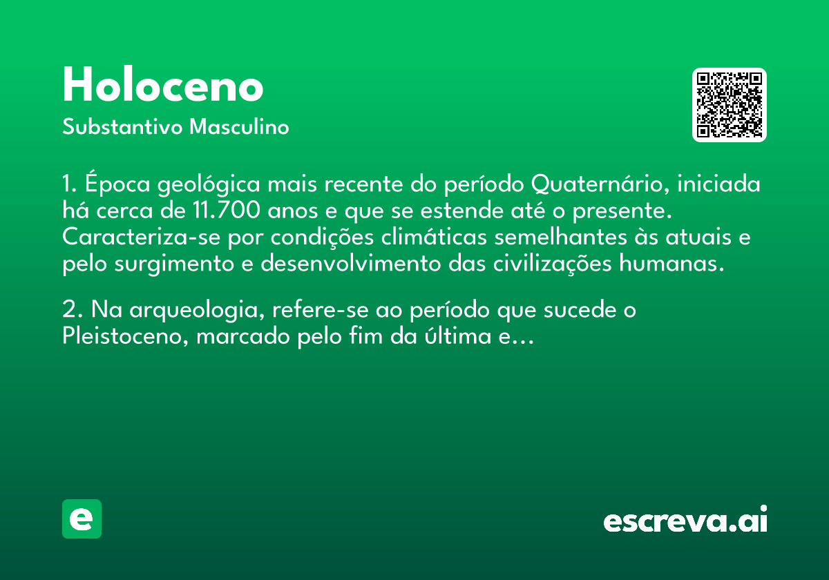 holoceno