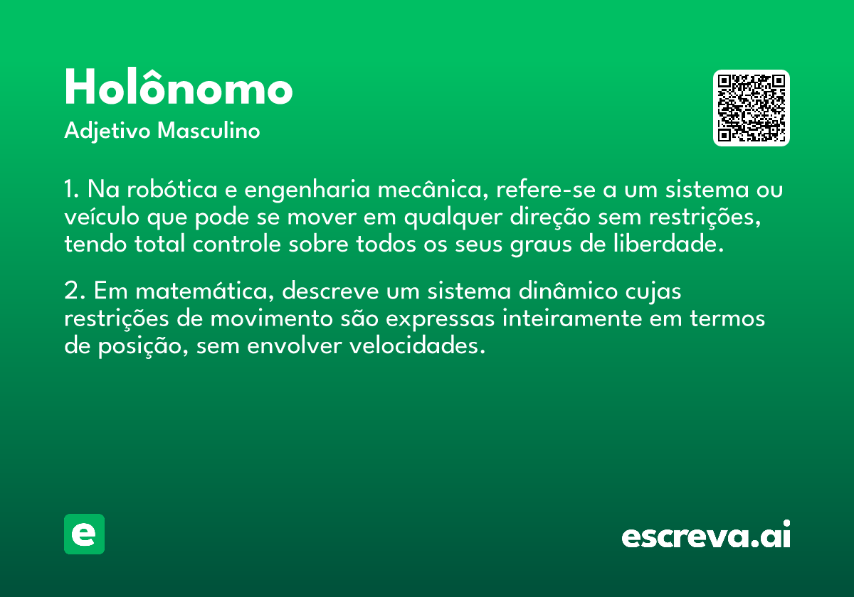 holônomo