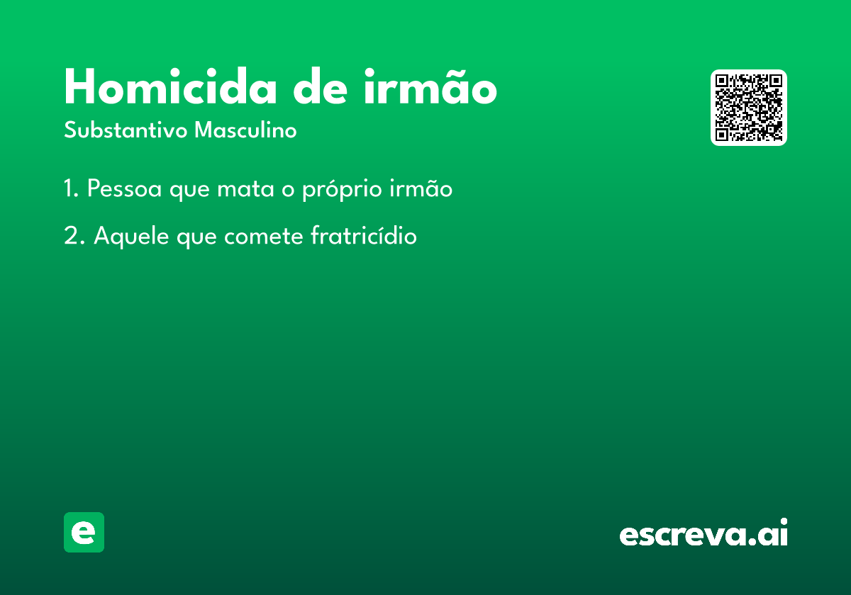 homicida de irmão