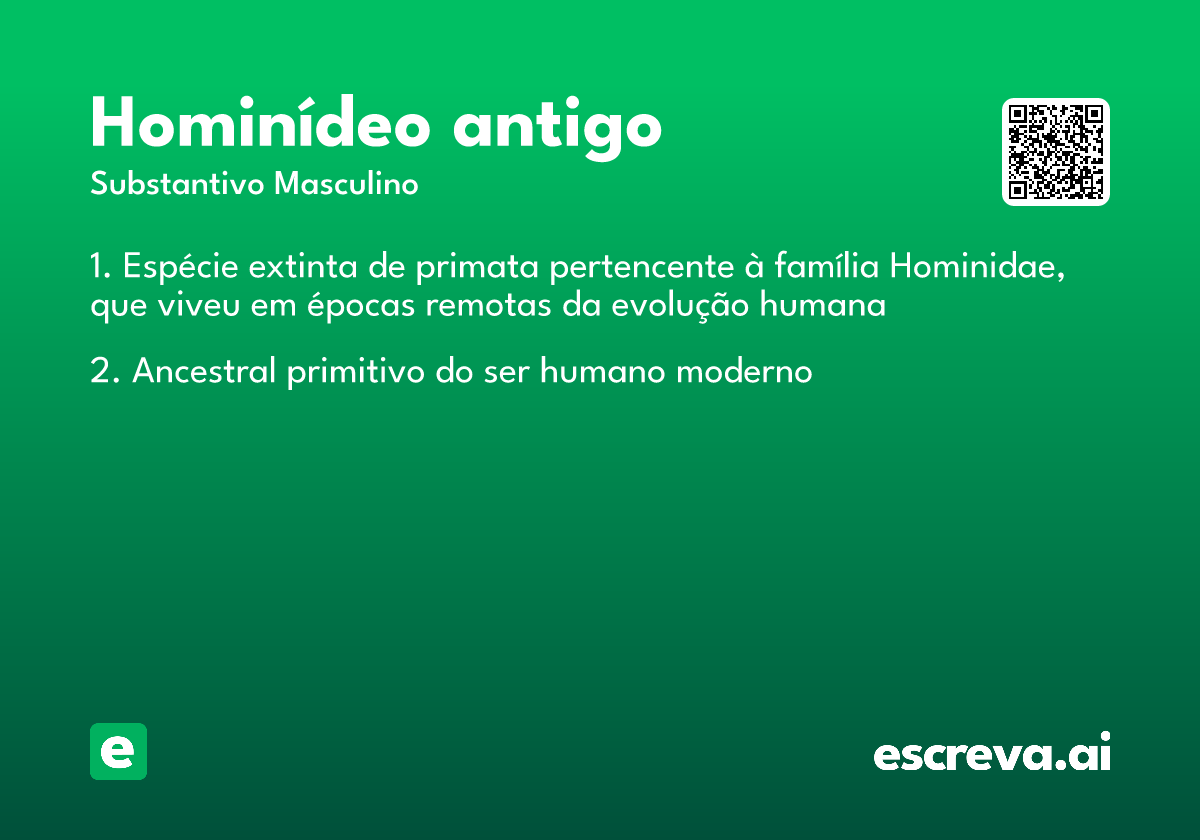 hominídeo antigo