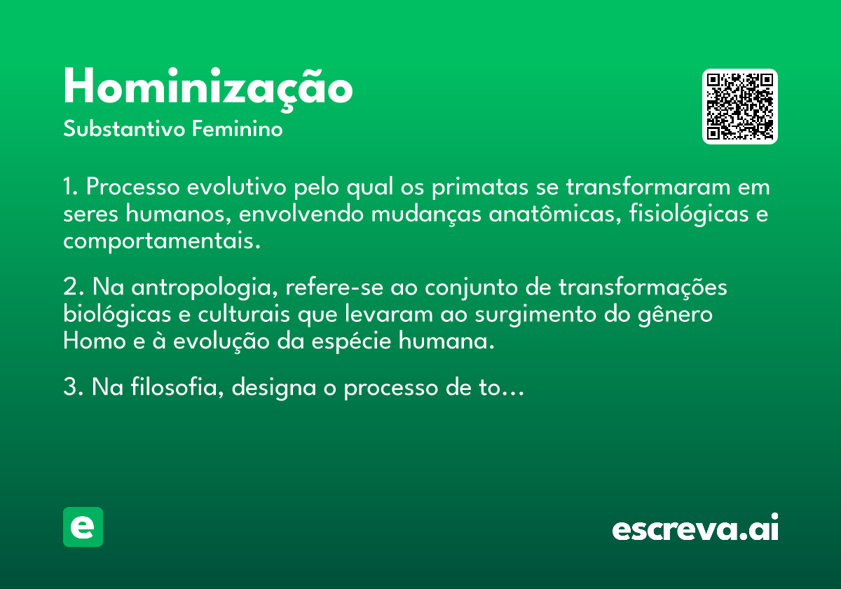 hominização