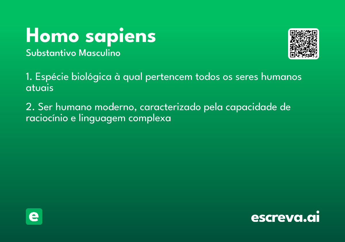 homo sapiens