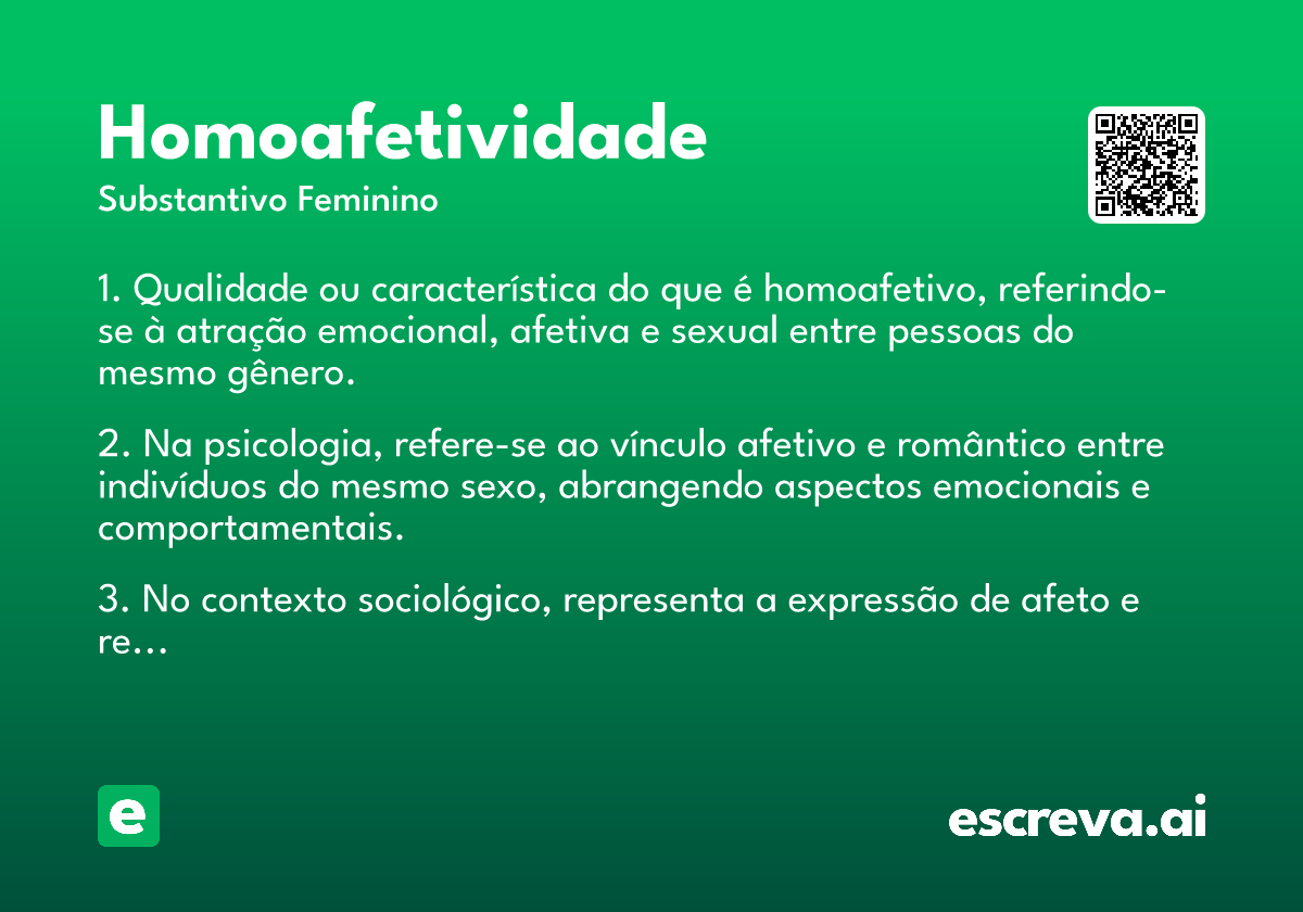 homoafetividade
