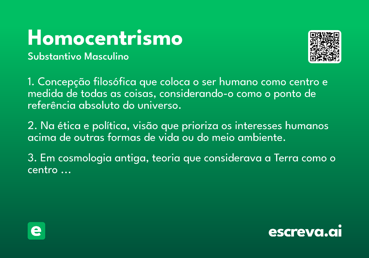 homocentrismo