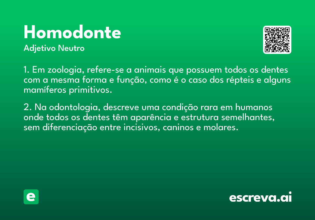 homodonte
