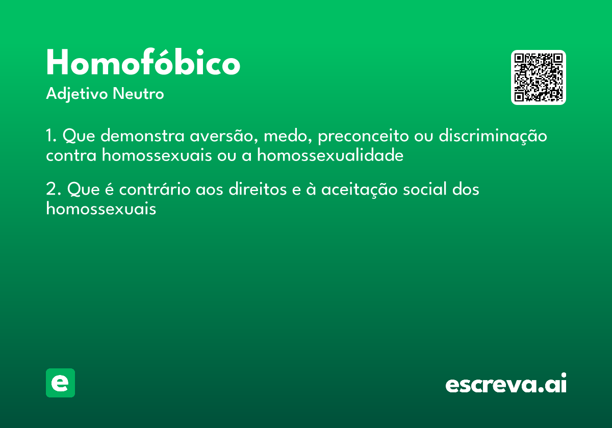 homofóbico