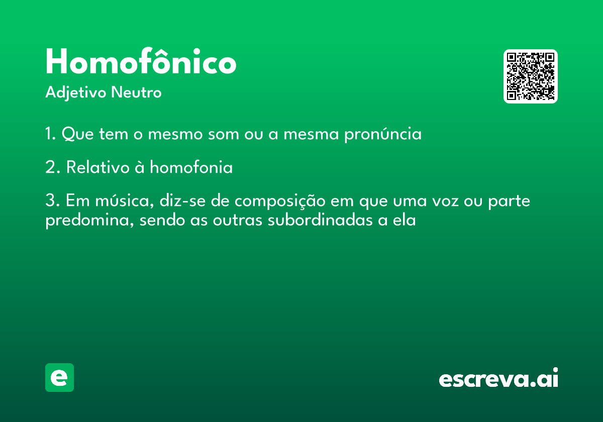 homofônico
