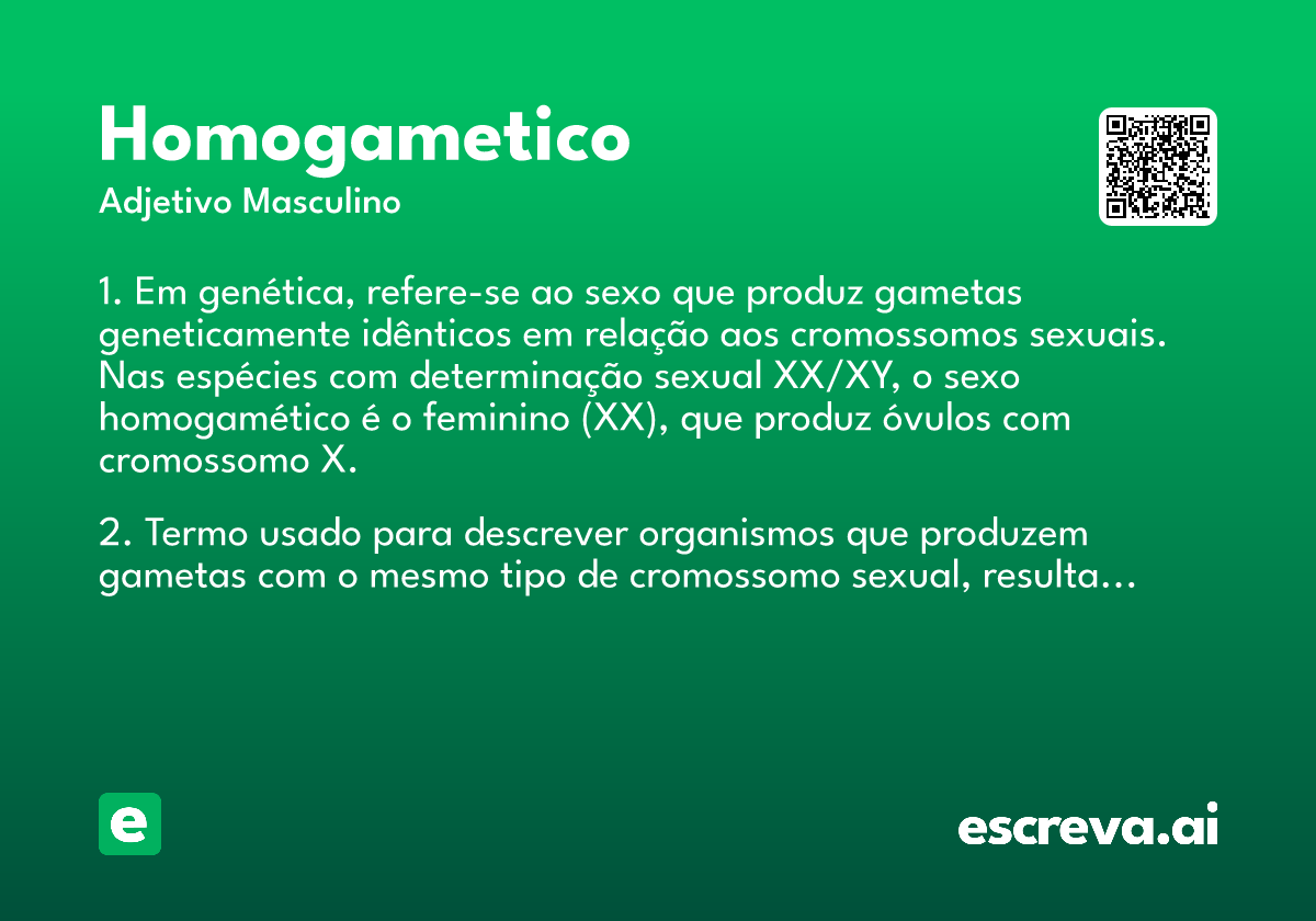 homogametico