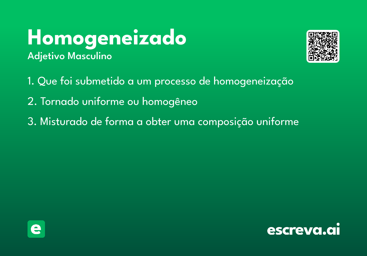 homogeneizado