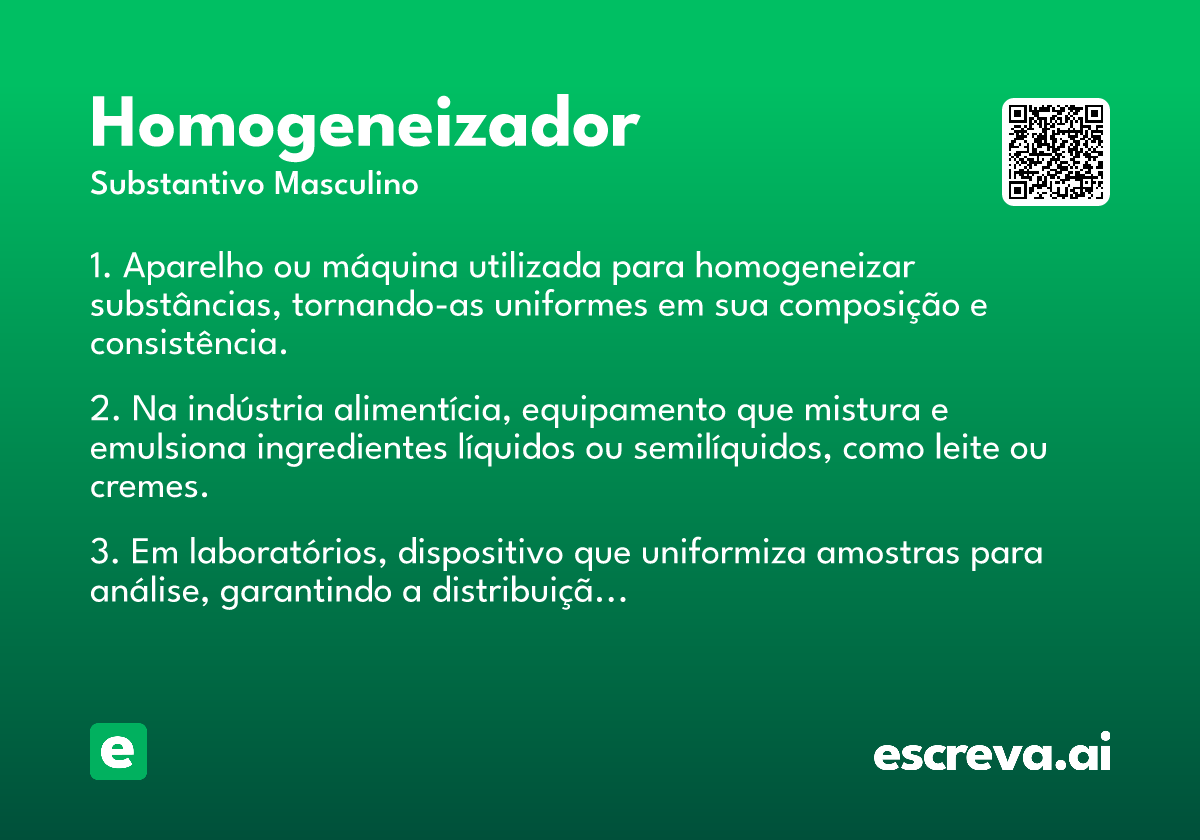 homogeneizador