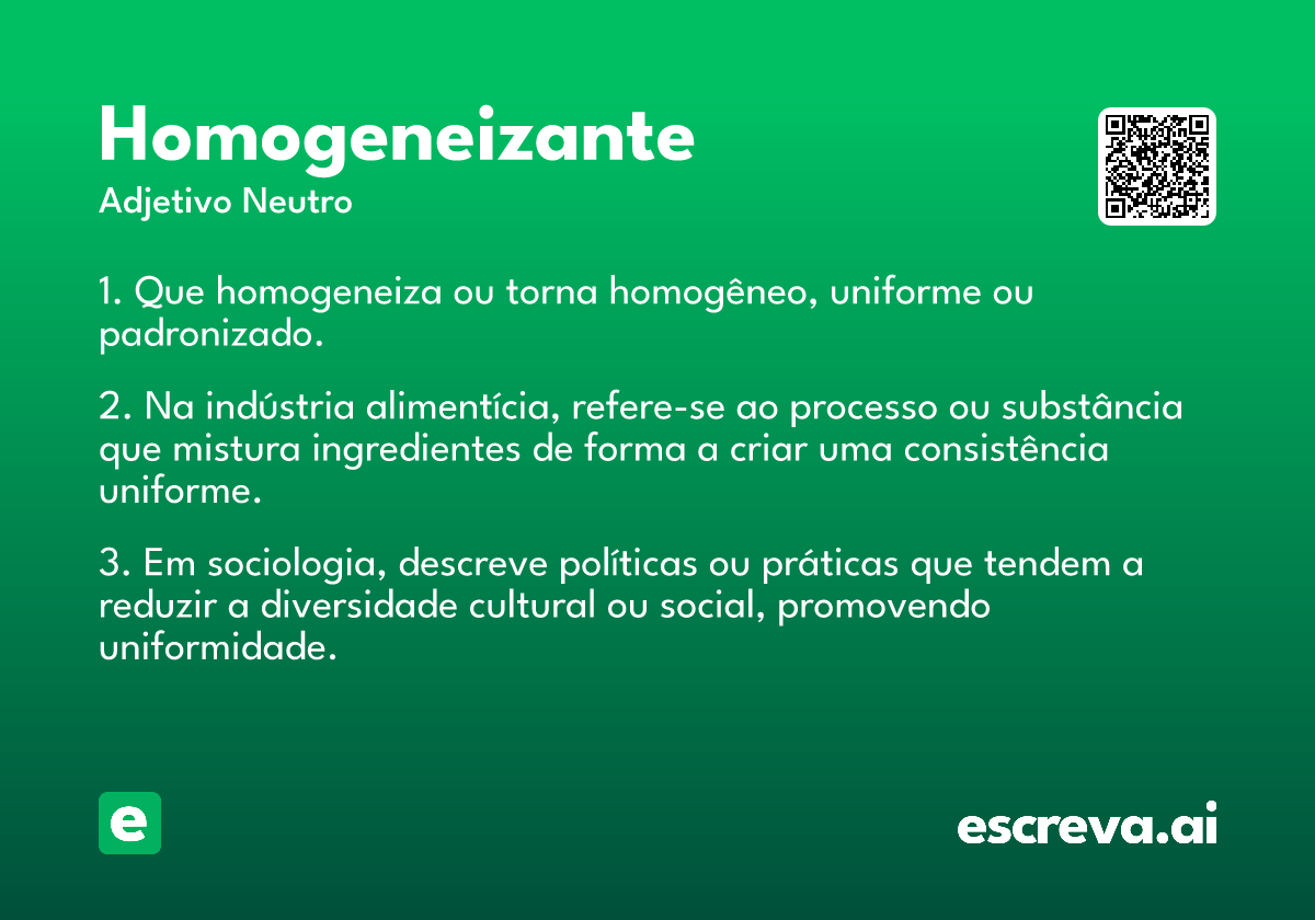 homogeneizante