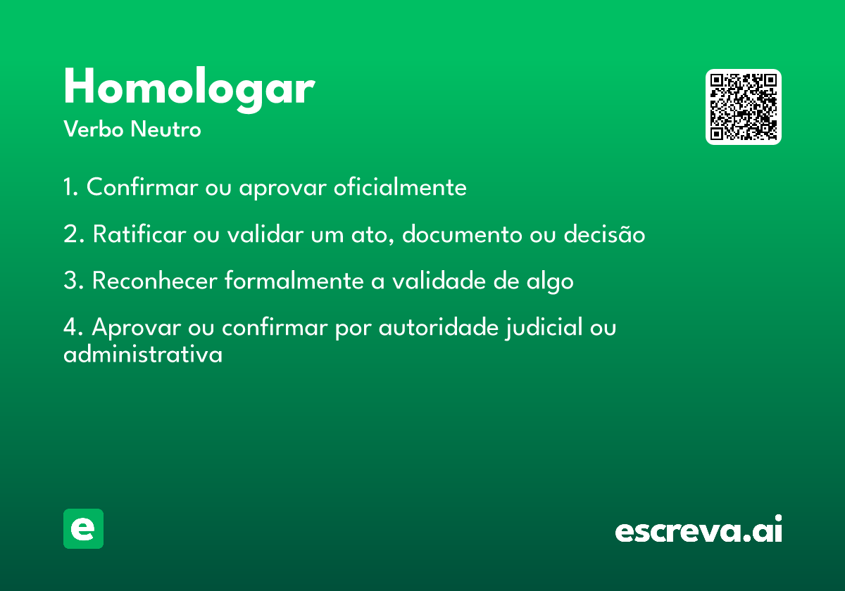 homologar
