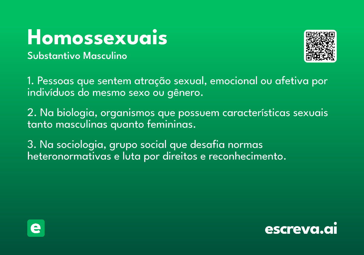 homossexuais
