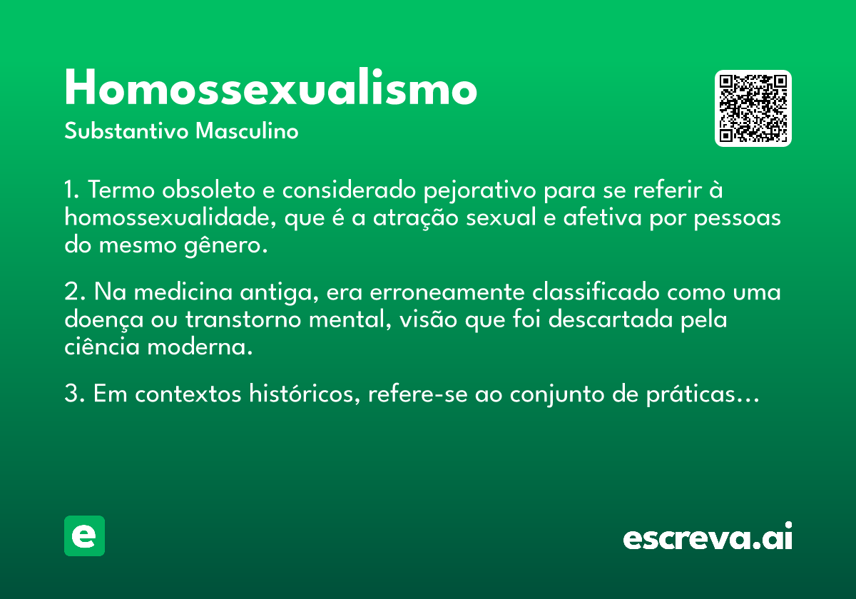 homossexualismo