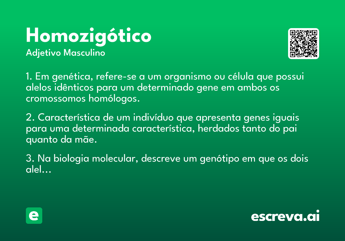homozigótico