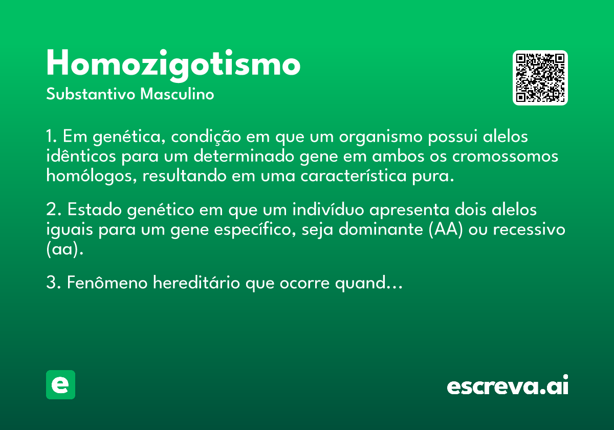 homozigotismo