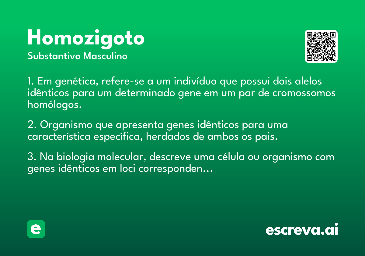 homozigoto