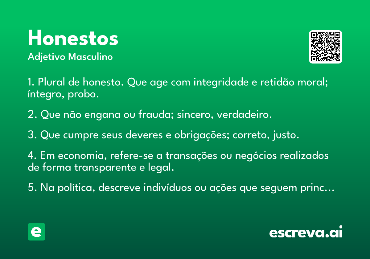honestos