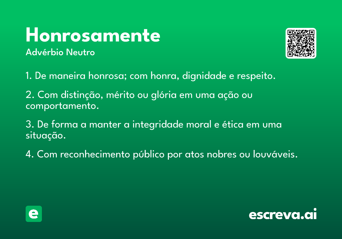 honrosamente