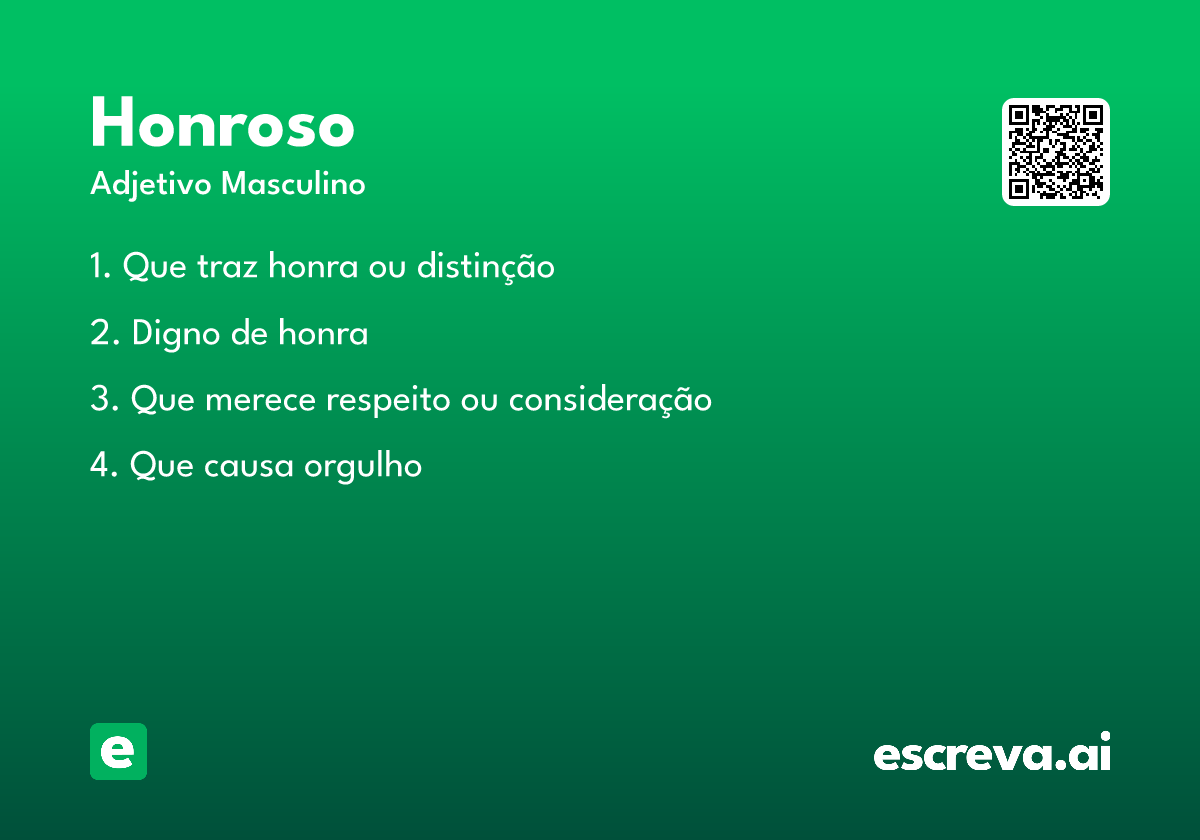 honroso