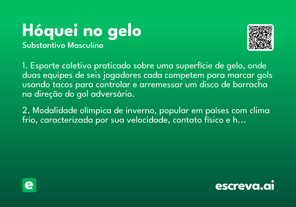 hóquei no gelo