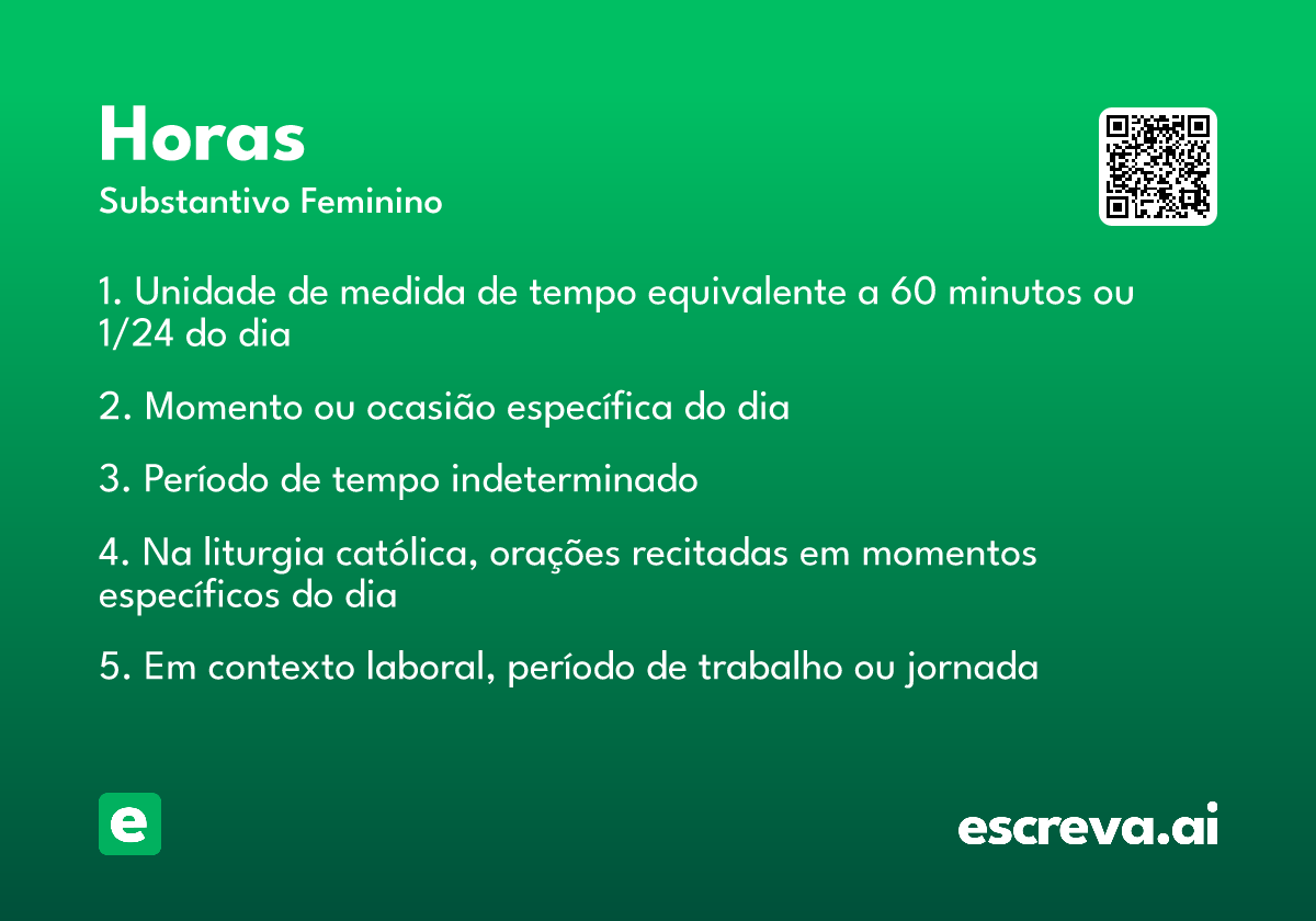 horas