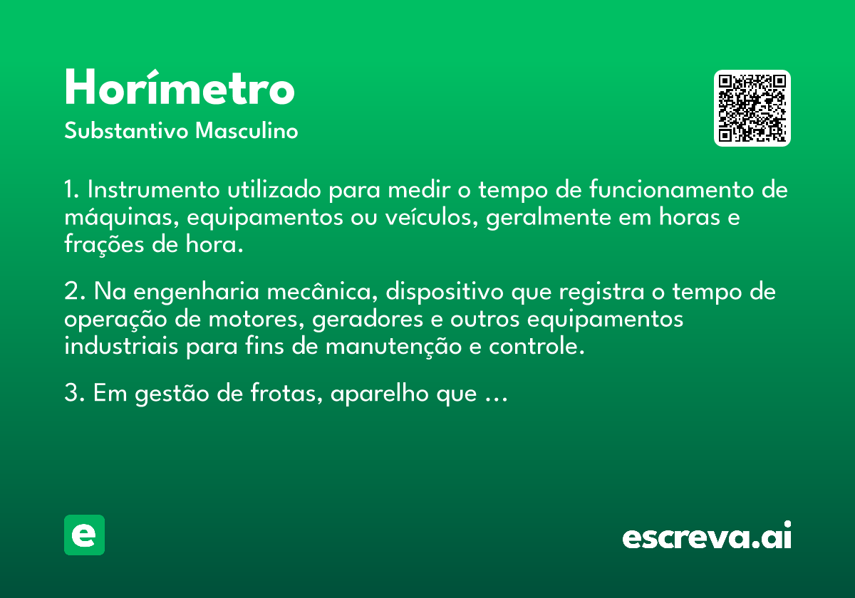 horímetro