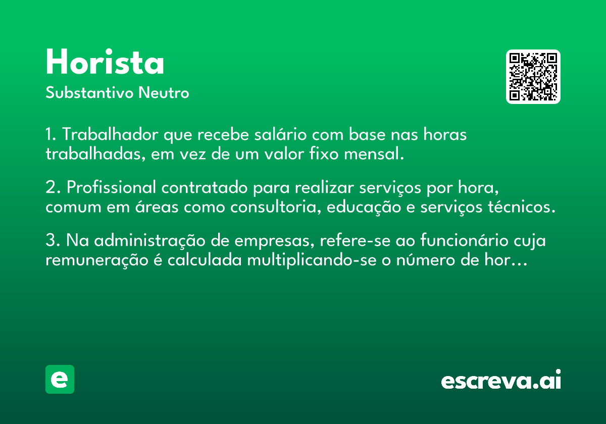 horista