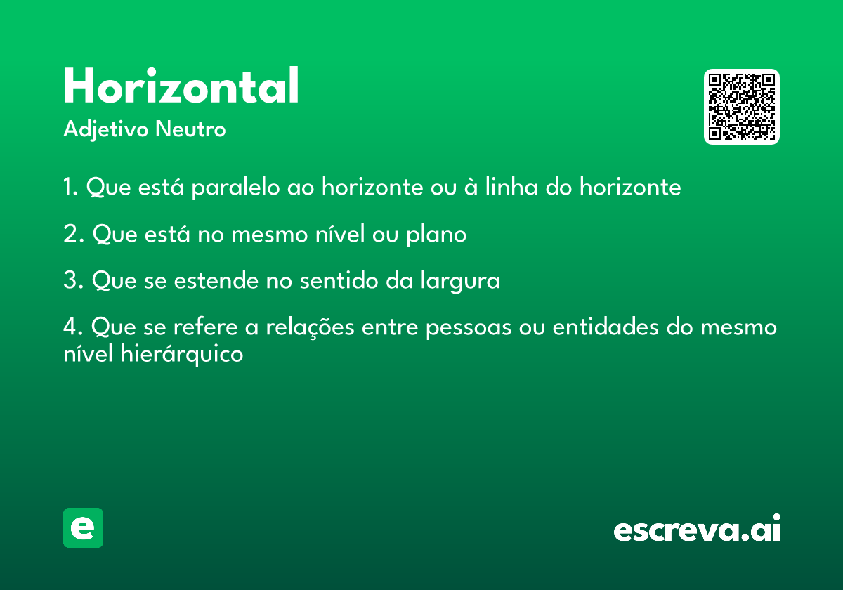 horizontal