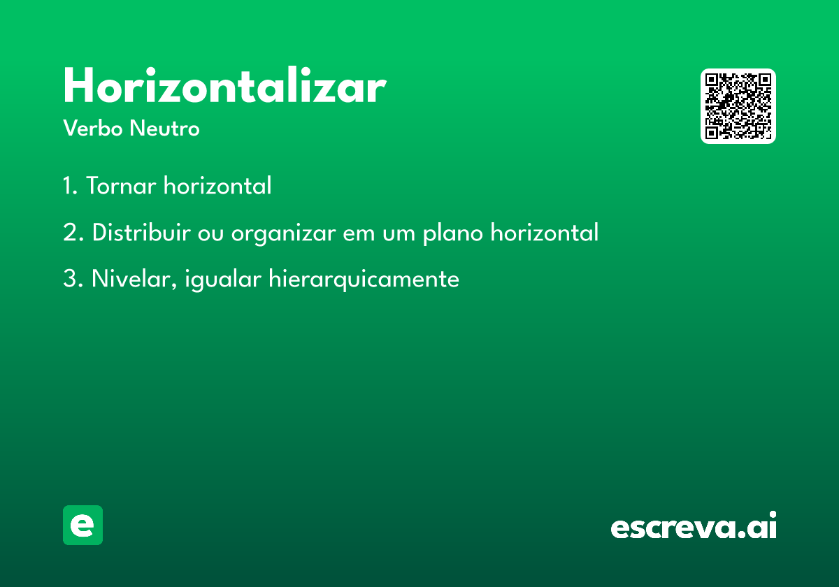 horizontalizar